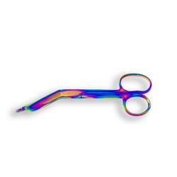 Surgical Design&trade;&nbsp;Lister Bandage Scissors With Multicolor Titanium Coating