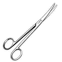 Sklar Instruments&nbsp;Scissors Sklar Microscopy Surgical   1/EA