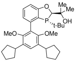 Strem, An Ascensus Company CAS# 2416226-97-4. 100mg. 2-((2R,3R)-3-(tert-Butyl)-4-(3,5-dicyclopentyl-2,6-dimethoxyphenyl)-2,3-dihydrobenzo[d][1,3]oxaphosphol-2-yl)propan-2-ol,