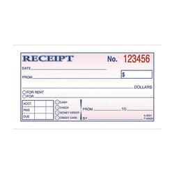 Enterprise Technology Solutions Money/Rent Receipt Book Two-Pa