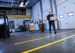 Brady&trade;&nbsp;ToughStripe&trade; Cold Floor Marking Tape, Polyester