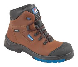 Himalayan 1PR Brown HyGrip "Waterproof" Safety Boot Metal, Quantity: 1