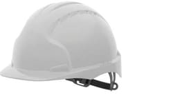 HDPE/Terylene Safety Helmet Color: White, Quantity: Pack of 10