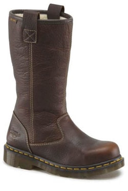 Dr Martens 1PR Rosa ST Teak Fur Lined Rigger - Size 6, Quantity: 1 pair