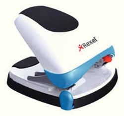 Rexel Rexel Easy Touch hole-punch, white/blue, 30 sheet capacity White | Buy Online | Rexel&trade; | Fisher Scientific