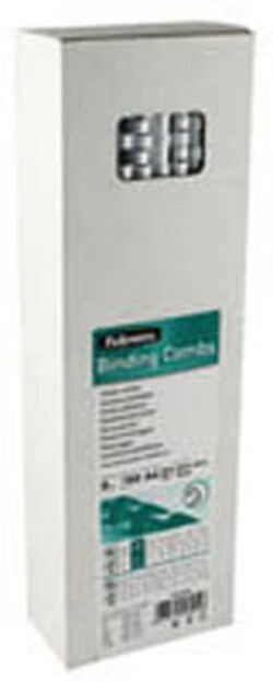 Fellowes Document binding comb, plastic, 21 ring with a comb length of 30cm, white, 8mm, Fellowes | Buy Online | Fellowes&trade; | Fisher Scientific