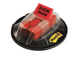 Post-it Post-it Sign Here desk dispenser | Buy Online | Post-it&trade; | Fisher Scientific