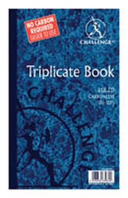 Challenge Challenge carbonless triplicate duplicate book, 210mm x 130mm | Buy Online | Challenge&trade; | Fisher Scientific