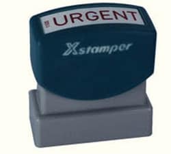 X-Stamper Xstamper 'Urgent' stamp, red | Buy Online | X-Stamper&trade; | Fisher Scientific