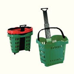 Yes 2 Solutions Giant shopping basket/trolley, green Green | Buy Online | Yes 2 Solutions&trade; | Fisher Scientific