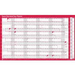 Sasco Sasco oversized year planner, unmounted, Quantity: Each