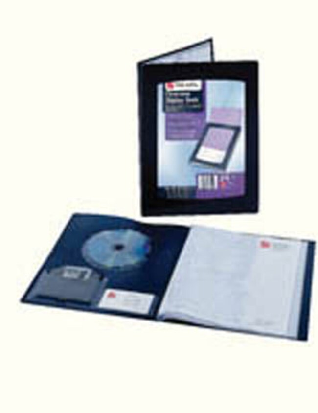 Rexel™ Rexel Clearview A4 display book, 50 pocket, black Storage and
