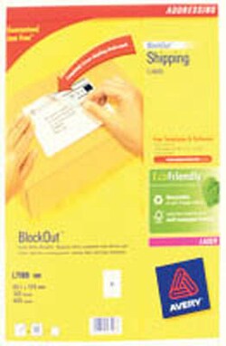 Avery Dennison Avery laser label, pack of 100, L7169-100, Quantity: Pack