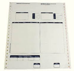 Sage Single part sales ledger statement/remittance advice continuous form, for use with Sage Software | Buy Online | Sage&trade; | Fisher Scientific