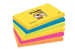 Post-it Post-it Super Sticky notes, 76mm x 127mm, Rio, assorted, pack of six | Buy Online | Post-it&trade; | Fisher Scientific
