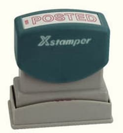 X-Stamper Xstamper 'Posted' stamp, red | Buy Online | X-Stamper&trade; | Fisher Scientific
