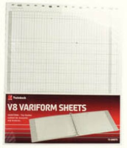 Twinlock 10-column cash sheets, pack of 75 pages | Buy Online | Twinlock&trade; | Fisher Scientific