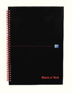 Black N' Red Wirebound notebook, A4, feint and perforated, Black n' Red | Buy Online | Black N' Red&trade; | Fisher Scientific
