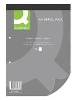 QConnect Q-Connect A4 refill pads, plain, white paper | Buy Online | QConnect&trade; | Fisher Scientific