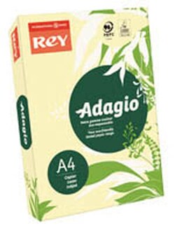 Adagio Office card, A4, 160gm, canary, pack of 250, Adagio | Buy Online | Adagio&trade; | Fisher Scientific