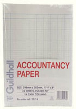 Guildhall Accountancy paper, 14 column, Guildhall | Buy Online | Guildhall&trade; | Fisher Scientific