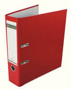 Leitz Lever arch file, polypropylene, A4, 80mm, red, Leitz Red | Buy Online | Leitz&trade; | Fisher Scientific