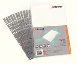 Rexel Nyrex premium presentation pocket, pack of 50 | Buy Online | Rexel&trade; | Fisher Scientific