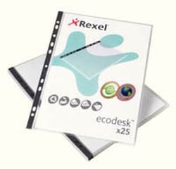 Rexel Rexel Ecodesk A4 punched pocket | Buy Online | Rexel&trade; | Fisher Scientific