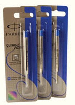 Parker Parker Quinkflow ball pen refill, medium, blue | Buy Online | Parker&trade; | Fisher Scientific
