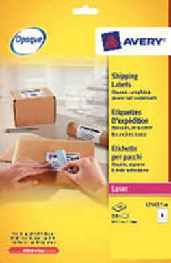 Avery Dennison Avery laser label, white, pack of 40, L7165-40, Quantity:
