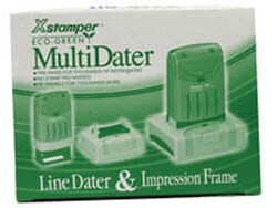 X-Stamper Xstamper multidater stamp, 'Paid/By BACS', red/blue | Buy Online | X-Stamper&trade; | Fisher Scientific