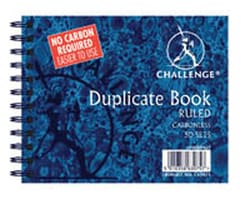 Challenge Challenge wirebound carbonless duplicate book, 105mm x 130mm | Buy Online | Challenge&trade; | Fisher Scientific