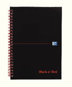 Black N' Red Wirebound notebook, A5, 140 pages, Black n' Red | Buy Online | Black N' Red&trade; | Fisher Scientific