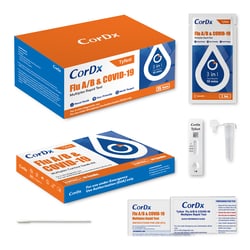 CORDX LABS INC CORDX FLU  COVID TEST 10/CS