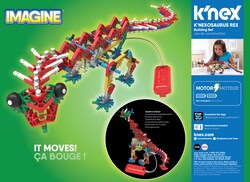 K'NEX K'NEXosaurus Rex Building Set Educational Toy:Education Supplies,