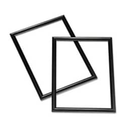 Enterprise Technology Solutions&nbsp;7105000528689 SKILCRAFT Style A-Frame, Black, Wood, 8.5 x 11