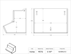 Poltex Bulk Bin With Lid - 12 in. Wide Comp Tape Mount | Buy Online | Poltex | Fisher Scientific