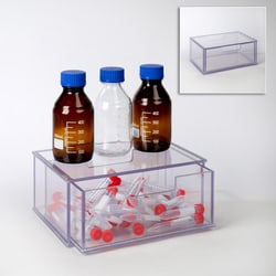 Poltex&nbsp;Benchtop Simple Riser Shelf w/Drawer - Bump