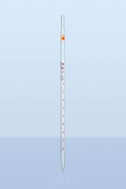 Duran Soda Lime Glass Measuring Pipet For Partial Flow Capacity: 0.5mL;