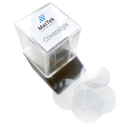 MatTek Corporation (Case of 10) No. 1.5, German glass coverslips, 108 x 72 mm