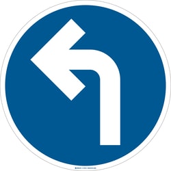 Brady&trade;&nbsp;Left Arrow Floor Marker