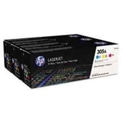 Enterprise Technology Solutions HP 305a, (cf370a-M) 3-Pack Cyan/magenta/yellow
