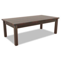 Enterprise Technology Solutions&nbsp;alera valencia series occasional table, rectangle, 47.25w x 19.13d x 16.38h, mahogany