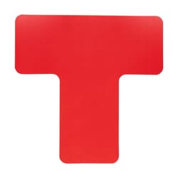Brady ToughStripe Max Floor Marking Divider T-Shape Red | Buy Online | Brady&trade; | Fisher Scientific