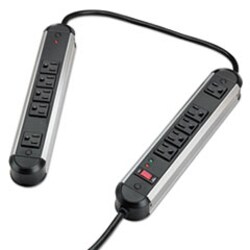 Enterprise Technology Solutions Split Metal Surge Protector, 10 AC Outlets,
