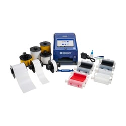 Brady&trade;&nbsp;i4311 Label Printer Starter Kit WiFi/BT Software NA, Blue, Gray