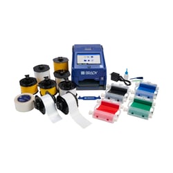 Brady&trade;&nbsp;i4311 Label Printer Lean 5S Kit WiFi/BT Software NA, Blue, Gray