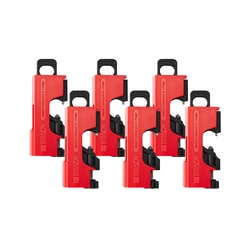 Brady&trade;&nbsp;Single Pole Breaker Lockout ABS 6 Pk.