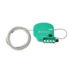 Brady Mini All Purpose Cable Lockout PVC Coated Steel 8 ft,1 Ea. Red | Buy Online | Brady&trade; | Fisher Scientific