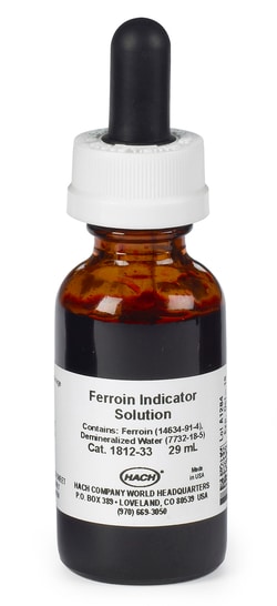 Hach Company Ferroin Indicator Solution, 29 mL DB, Quantity: Each of 1